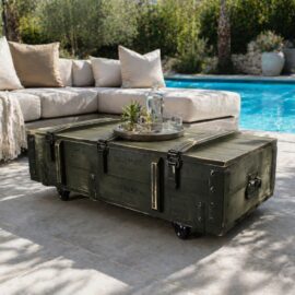 Munitionskiste Triple XXL Reclaimed mit Rollen