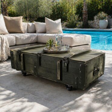 Munitionskiste Triple XXL Reclaimed mit Rollen