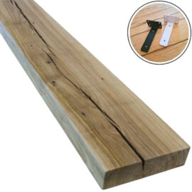 Wandregal Alt-Eiche 45mm Regalhalterung